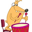 Drumming doggy